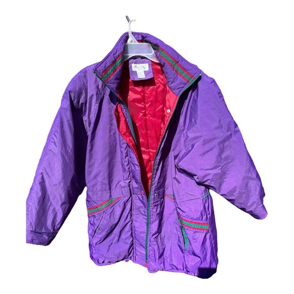 Vintage 80s 90s Dani Colby Retro Color Block Ski Snowboard Jacket Size 3X - Picture 3 of 11